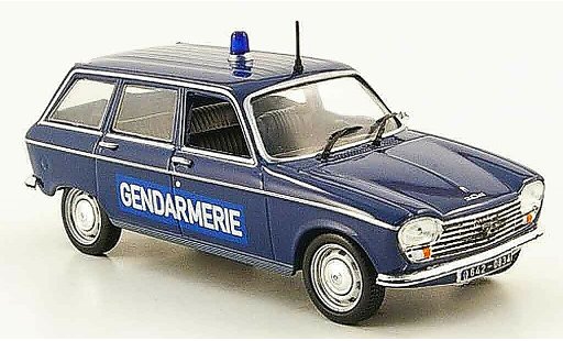 Peugeot 204 Break 1/43 Nostalgie Kombi gendarmerie 1969 modellautos