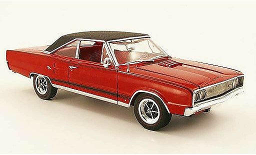 Dodge Coronet 1967 1/18 Highway 61 r/t 440 rot/schwarz modellautos