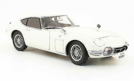 Toyota 2000 GT 1967 1/18 Autoart coupe weiss modellautos