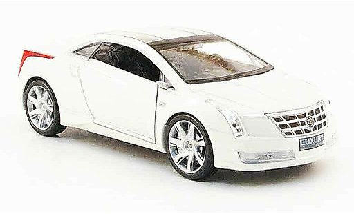 Cadillac Converj concept 1/43 Luxury Die Cast weiss 2009 modellautos