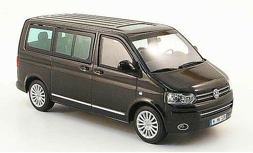 Volkswagen T5 T5 GP 1/43 Minichamps Multivan schwarz 2009 modellautos
