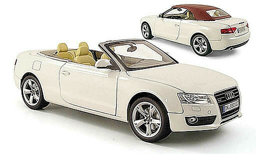 Audi A5 cabriolet 1/18 Norev Cabrio weiss 2009 modellautos