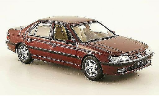 Peugeot 605 Base 1/43 Norev rot 1998 modellautos