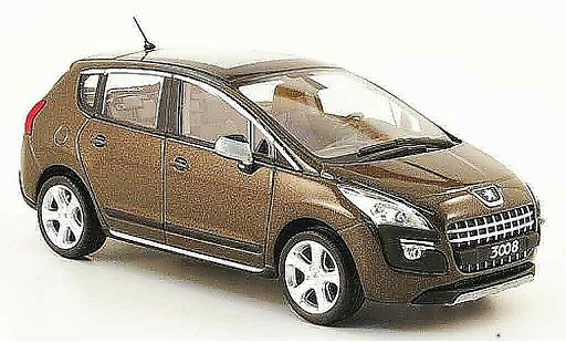 Peugeot 3008 Base 1/43 Norev braun 2009 modellautos