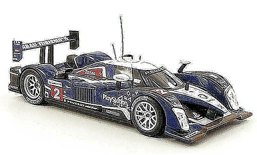 Peugeot 908 2010 1/43 Norev HDi FAP No.2 Team Sport 24h Le Mans modellautos
