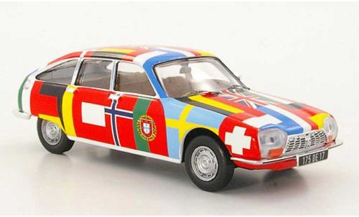 Citroen GS Berline 1/43 IXO Voiture sans Frontieres 1971 modellautos