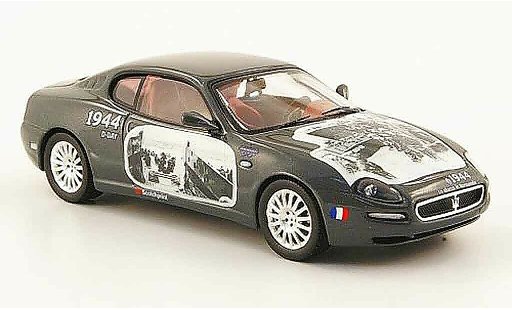 Maserati Cambiocorsa coupe 1/43 IXO grau metallisee 90. jubilaum 2002 modellautos