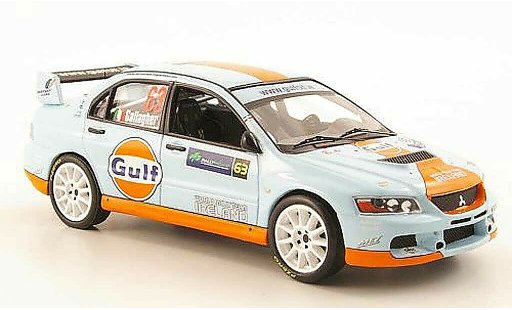 Mitsubishi Lancer Evolution IX 1/43 IXO No.63 Gulf Rally Irland 2009 modellautos