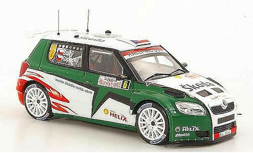 Skoda Fabia S2000 1/43 IXO No.6 J.Kopecky / P.Stary Rally Monte Carlo 2009 modellautos
