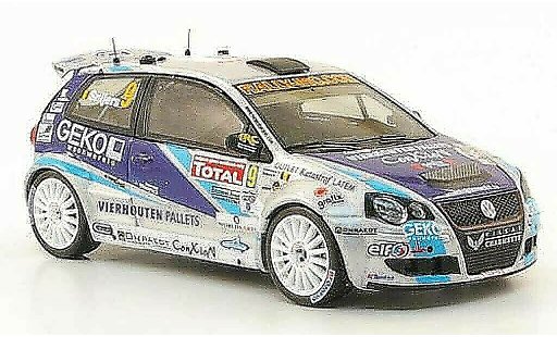 Volkswagen Polo Base 1/43 IXO S2000 No.9 Geko IRC Rally Ypres 2009 modellautos