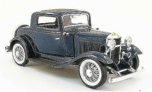 Ford Hot Rod 1932 1/18 Yat Ming 3 window coupe blau modellautos
