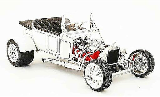 Ford Hot Rod 1923 1/18 Yat Ming t-bucket weiss offen modellautos
