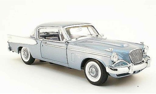 Studebaker Hawk Base 1/18 Yat Ming golden blau grau weiss dach 1958 modellautos