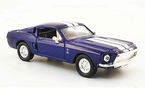 Shelby GT 500 Base 1/43 Yat Ming KR blau weiss modellautos