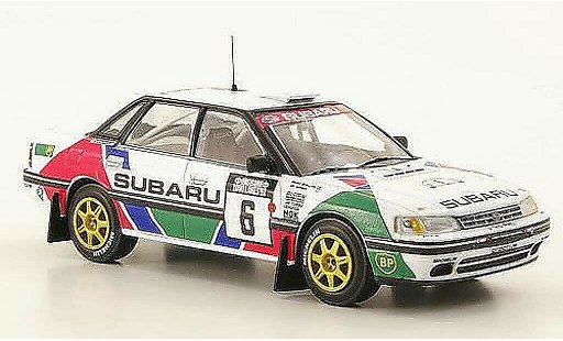 Subaru Legacy RS 1992 1/43 IXO No.6 Vatanen/Berglund Rally Finnland modellautos