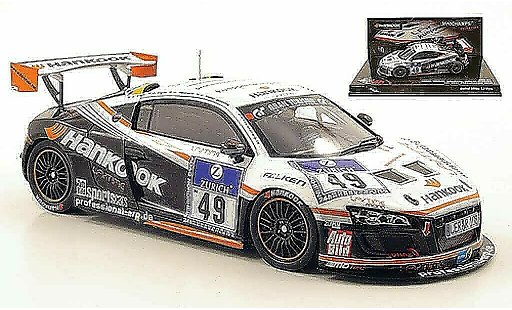 Audi R8 lms 1/43 Minichamps No.49 24h Nurburgring 2010 modellautos