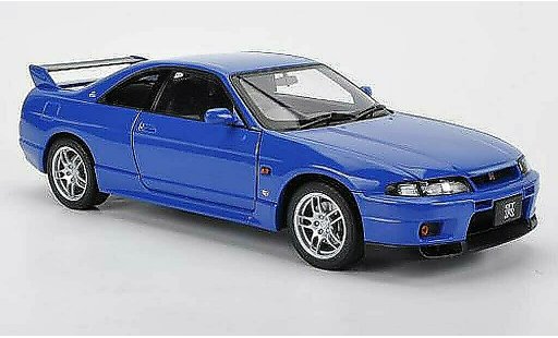 Nissan Skyline R33 1/18 Autoart GT-R V-Spec LM Limited blau 1997 modellautos