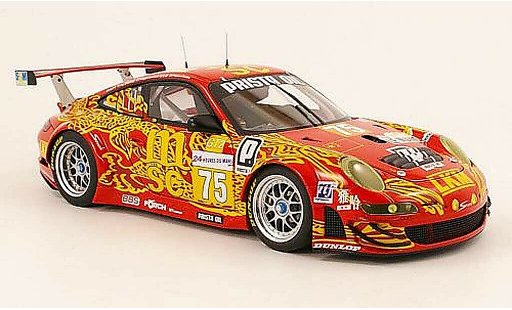 Porsche 911 GT3 RSR 1/18 Autoart 2009 no.75 fia gt le mans d.o'young / p.hesnault / p.kralev modellautos