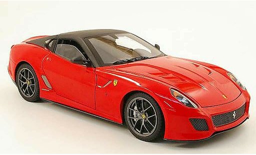 Ferrari 599 GTO 1/18 Hot Wheels Elite rot/noir modellautos