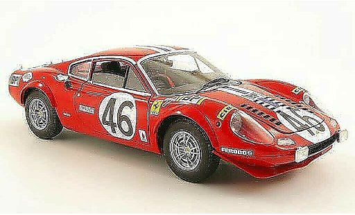 Ferrari Dino GT 1/18 Hot Wheels dino no.46 nart 24h le mans 1972 modellautos