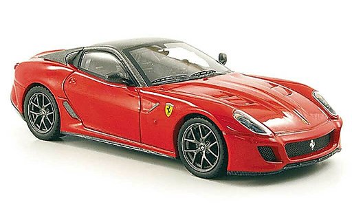Ferrari 599 GTO 1/43 Hot Wheels Elite rot/grau (Elite) modellautos