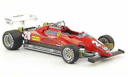 Ferrari 126 C2 1/43 Hot Wheels Elite No.28 M.Andretti GP Italien (Elite) modellautos
