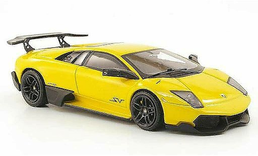 Lamborghini Murcielago LP670 1/43 Hot Wheels Elite SV gelb (Elite) modellautos