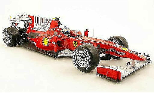Ferrari F1 F2010 1/18 Hot Wheels f10 no.8 santander gp bahrain 2010 modellautos