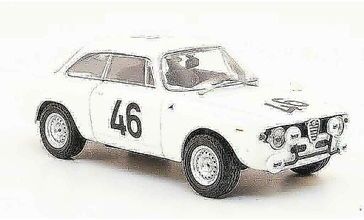 Alfa Romeo Giulia sprint gta 1/43 M4 1600 no.46 zolder 1967 modellautos