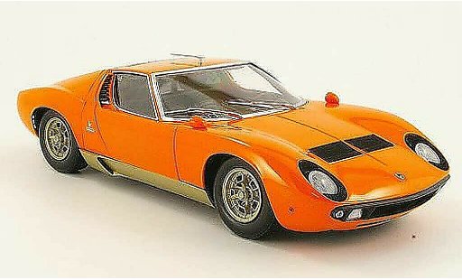 Lamborghini Miura P400 1/18 Kyosho s orange modellautos