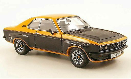 Opel Manta 2800 1/43 Neo TE orange/schwarz/mattschwarz lim. Aufl. 300 1975 modellautos