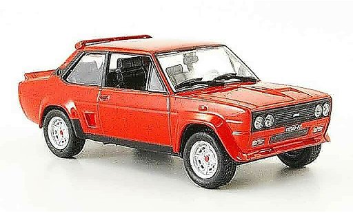Fiat 131 Abarth 1/43 Norev Rally rot 1976 modellautos