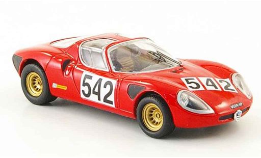 Alfa Romeo 33.2 stradale 1/43 M4 1968 no.542 p.laureati cappo carotti modellautos