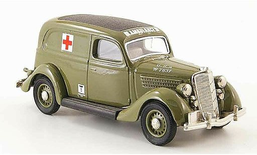 Ford 35 Type Flotte 1/43 Rextoys 48 US Medical Corps Ambulanz 1935 modellautos