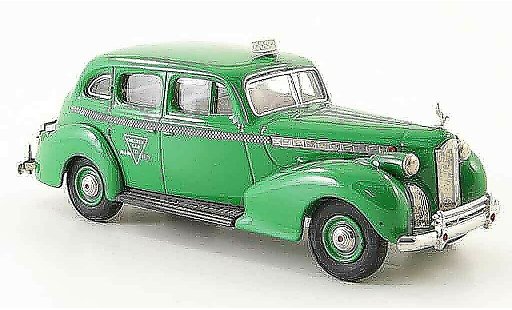 Packard Super 8 Sedan 1/43 Rextoys Taxi gr&Atilde;&frac14;n Checker Cab 1940 modellautos