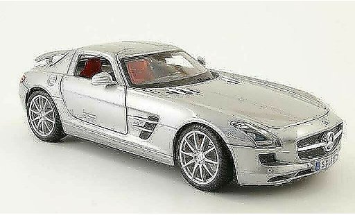 Mercedes SLS Coupe 1/18 Maisto coupe amg (c197) grau 2010 modellautos