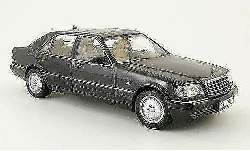 Mercedes Classe S Base 1/18 Norev S 320 (w140) schwarz 1994 modellautos