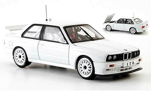 Bmw M3 dtm 1/43 Autoart E30 weiss Plain Body Version 1991 modellautos