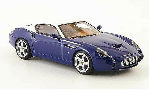 Ferrari 575 GTZ 1/43 Look Smart zagato blau weiss modellautos