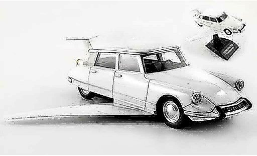 Citroen DS Berline 1/43 Provence Moulage fantomas weiss modellautos