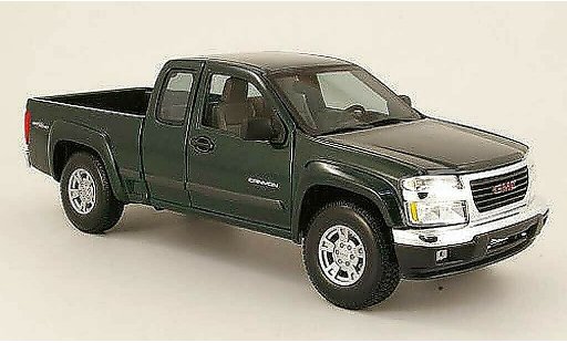 GMC Canyon Base 1/18 Maisto gr&Atilde;&frac14;n 2004 modellautos