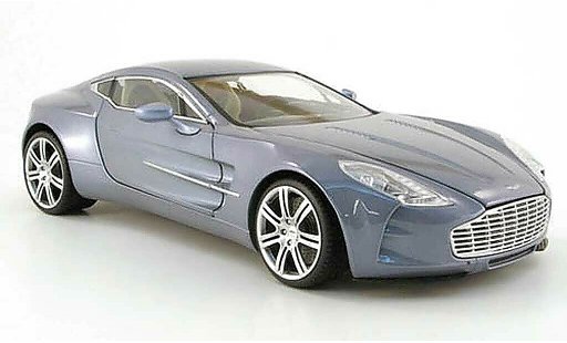 Aston Martin One-77 coupe 1/18 Mondo Motors 77 grau 2009 modellautos
