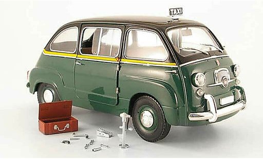 Fiat 600 Multipla 1/18 Mini Miniera d taxi rom 1960 modellautos