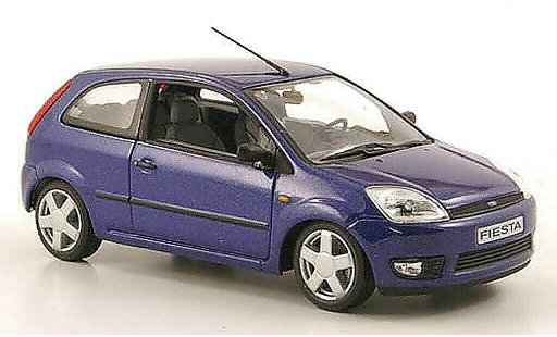 Ford Fiesta MKIV 1/43 Minichamps blau 3-portes modellautos