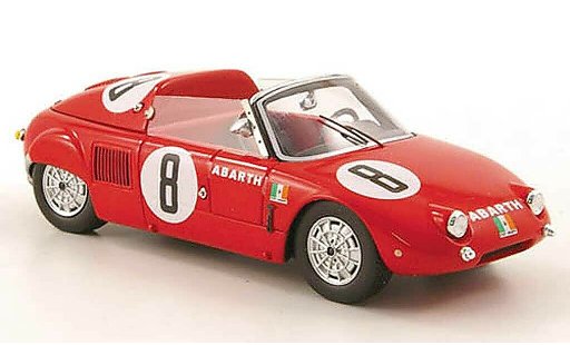 Abarth 700 Spyder 1/43 Spark No.8 24h Le Mans P.Frescobaldi / R.Cammarota 1961 modellautos