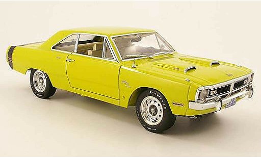 Dodge Dart 1971 1/18 Highway 61 340 swinger special gelb gr&Atilde;&frac14;n modellautos