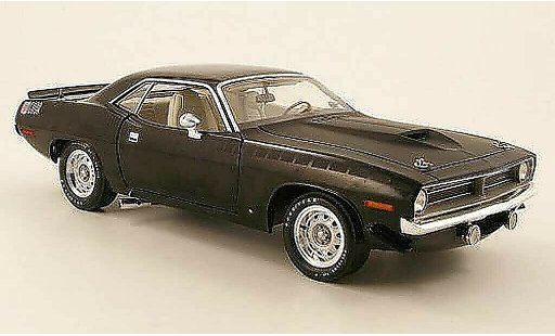 Plymouth Cuda 1970 1/18 Highway 61 aar noir modellautos
