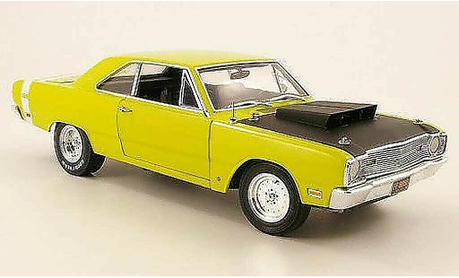 Dodge Dart 1968 1/18 Highway 61 superstock gelbgr&Atilde;&frac14;n/noir modellautos