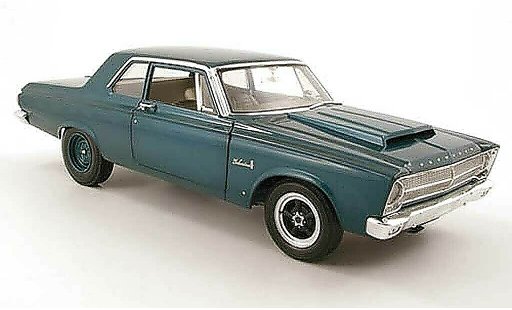 Plymouth Belvedere 1965 1/18 Highway 61 t&Atilde;&frac14;rkis modellautos