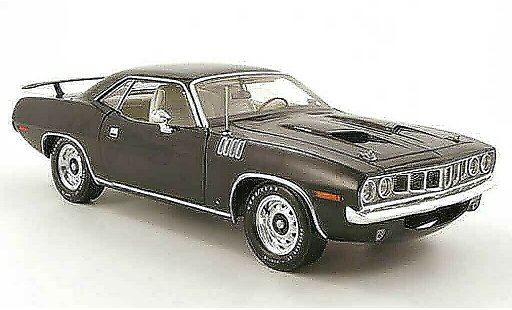 Plymouth Cuda 1971 1/18 Highway 61 383 noir modellautos